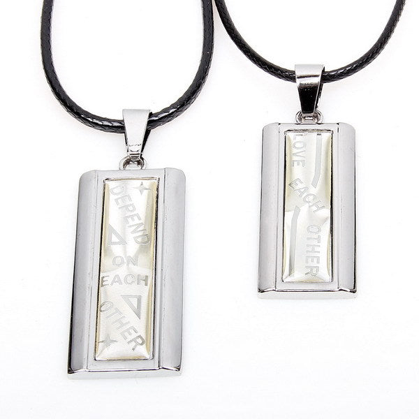 Protect you from the wind and rain | Korean version of fashion couple necklace, a pair