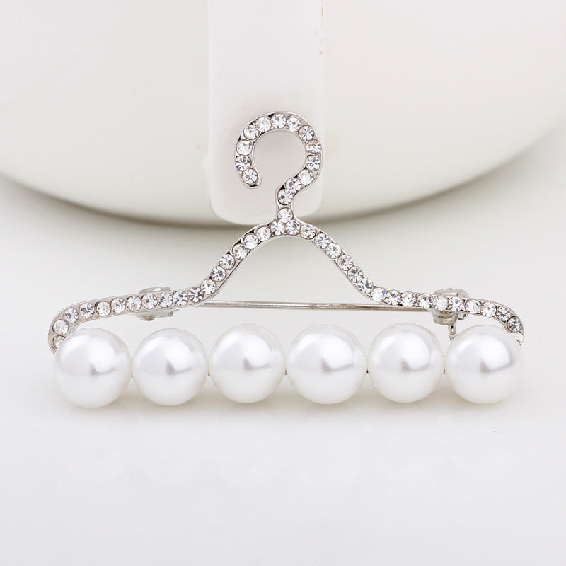 Trendy Pearl Hanger Brooch | Fashion Accessories | Glamour Enhancement | Elegant Accessories