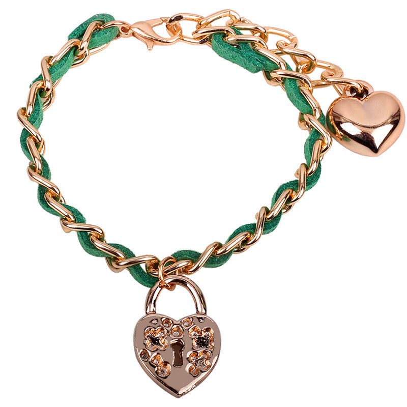 Star Your Fashion Noble Heart Lock Bracelet | Simple Luxury | Soul Healing