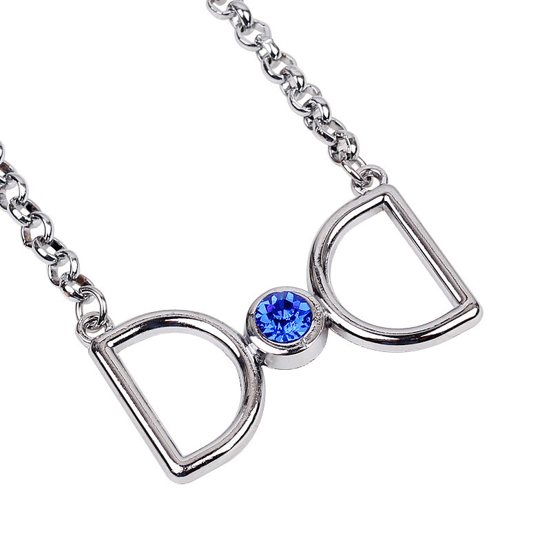 Fashion Letter Creative Pendant | Love Metal Chain | Couple Hot Sale Necklace | Diamond Design