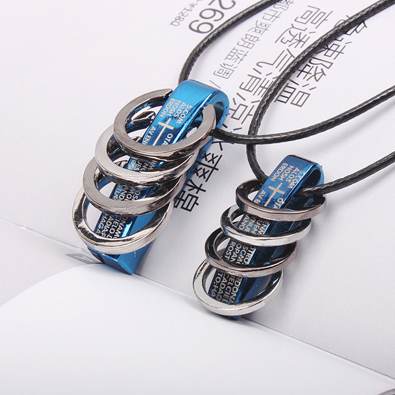 Qixi Festival Love Jinwen Pendant Necklace | Love Guardian | Healing Couple Gift