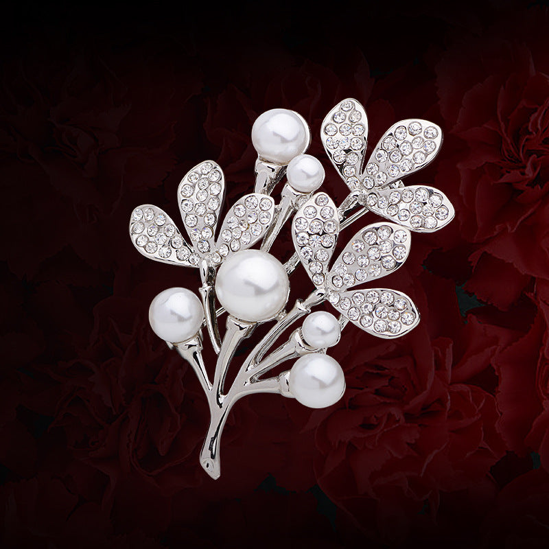 Stilvolle Schönheit Fruity Collection Corsage, Perlenbrosche | Amulett | Charm-Verstärkung | Modeaccessoires