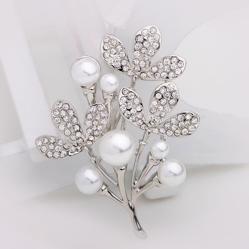Stilvolle Schönheit Fruity Collection Corsage, Perlenbrosche | Amulett | Charm-Verstärkung | Modeaccessoires