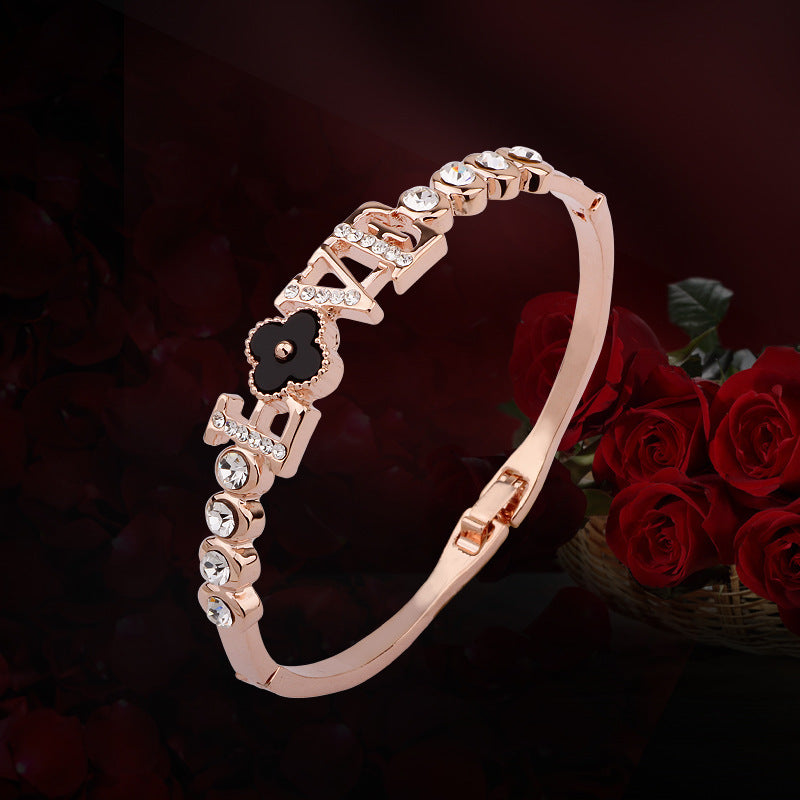 Love Forever Beloved Bracelet | Micro-set Jewelry | Mind Healing | Emotional Connection