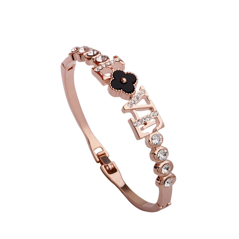Love Forever Beloved Bracelet | Micro-set Jewelry | Mind Healing | Emotional Connection