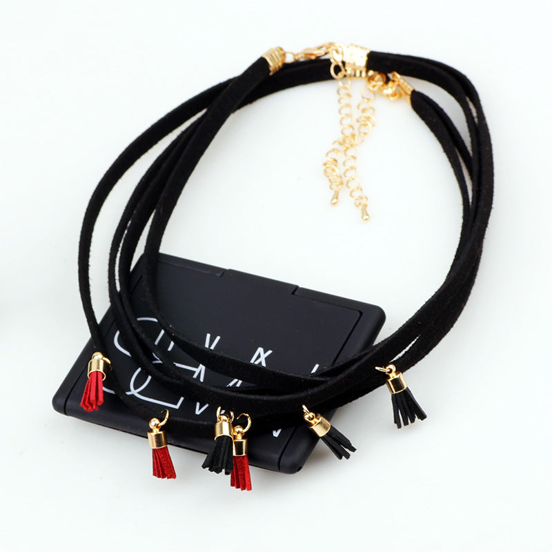 Mysterious Rune Ultra - fine Fiber Short - style Collarbone Chain | Guardian Temperament Neck Jewelry