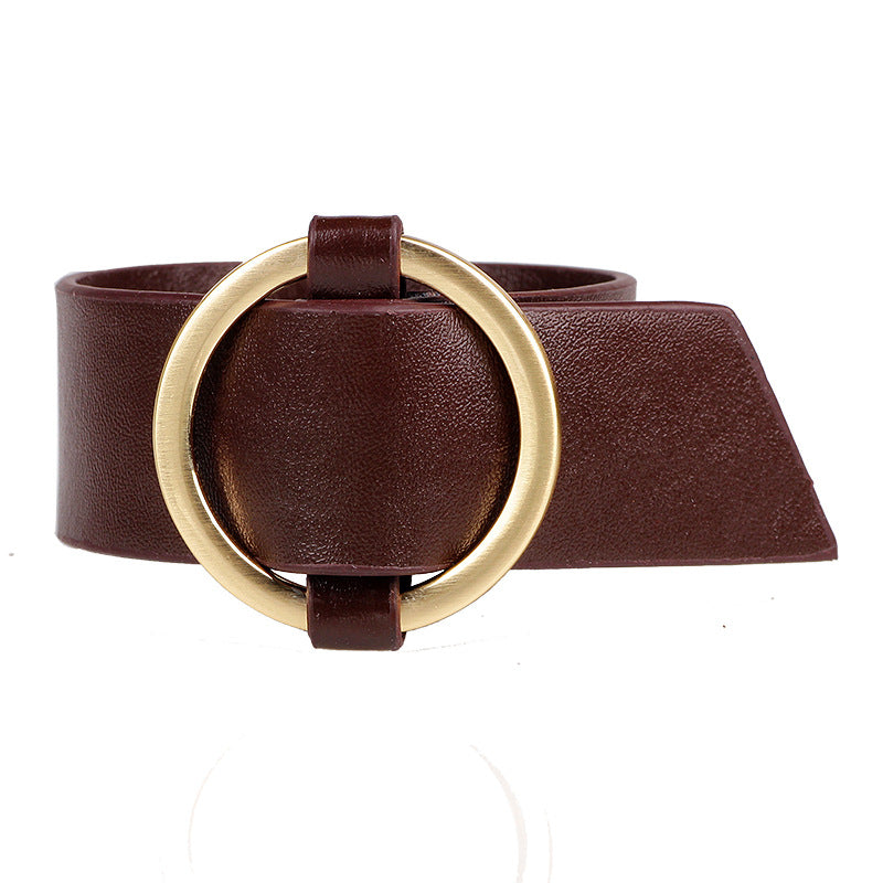 Mysterious Rune PU Leather Women's Bracelet | Fashion Accessories | Energy Circulation