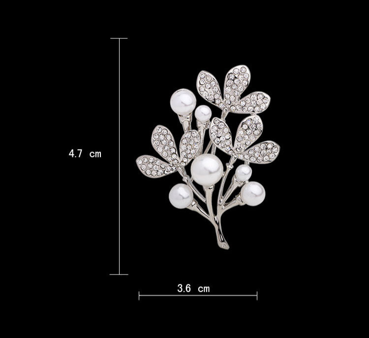 Stilvolle Schönheit Fruity Collection Corsage, Perlenbrosche | Amulett | Charm-Verstärkung | Modeaccessoires