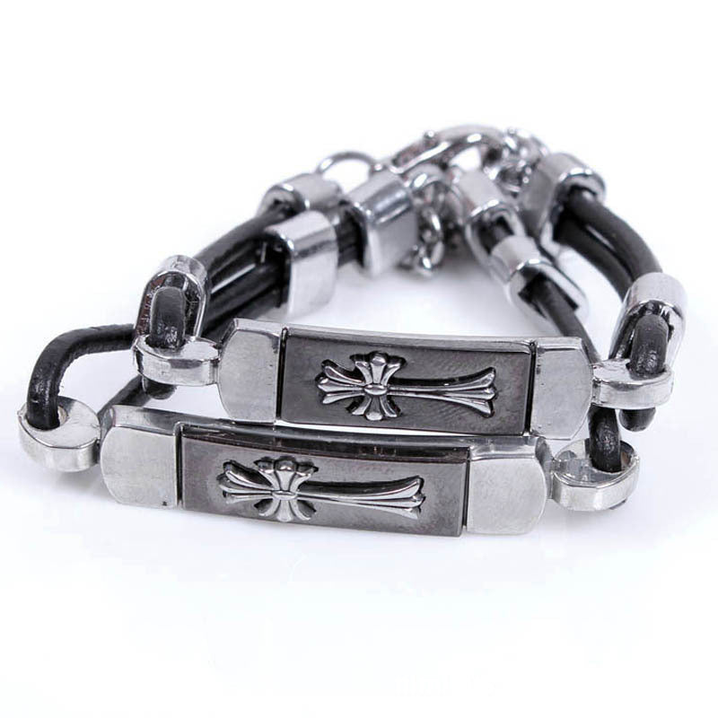 Couple Metal Cross Bracelet | Emotional Connection | Valentine's Day Gifts