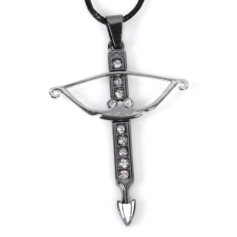 Hip-hop style creative leather rope men's and women's pendants | Trend accessories | Personality display