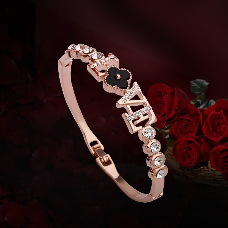 Love Forever Beloved Bracelet | Micro-set Jewelry | Mind Healing | Emotional Connection
