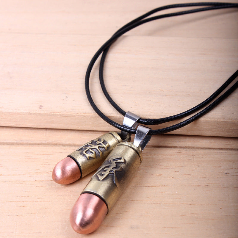 Love Pledge Natural Wax Cord Couple Pendant | Emotional Protection | Sweater Chain