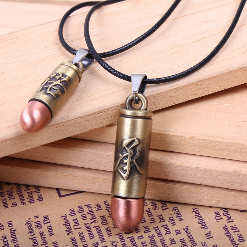 Love Pledge Natural Wax Cord Couple Pendant | Emotional Protection | Sweater Chain