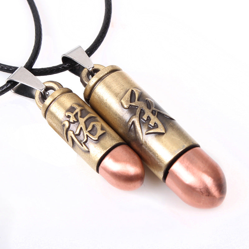 Love Pledge Natural Wax Cord Couple Pendant | Emotional Protection | Sweater Chain