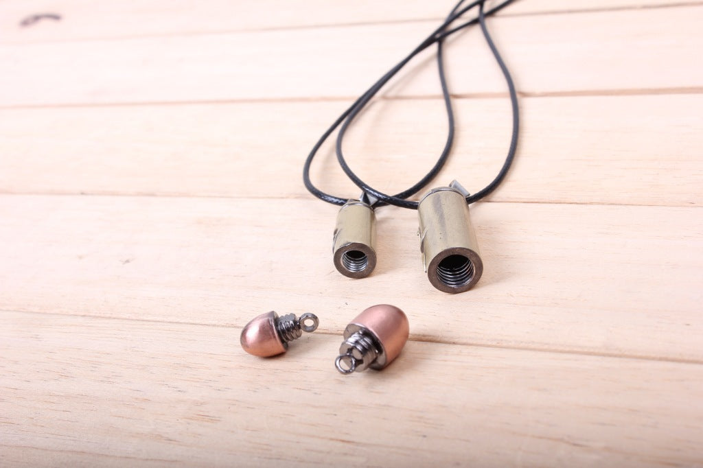 Spiritual Connection Chinese - Character Couples' Guardian Pendant Simple Necklace | Commemorative Sweater Chain for Besties' Friendship
