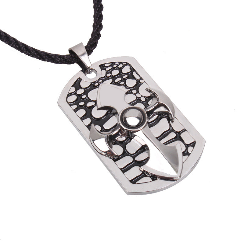Vintage Cross Sterling Silver Necklace | Faith Protection | Men's Energy Jewelry