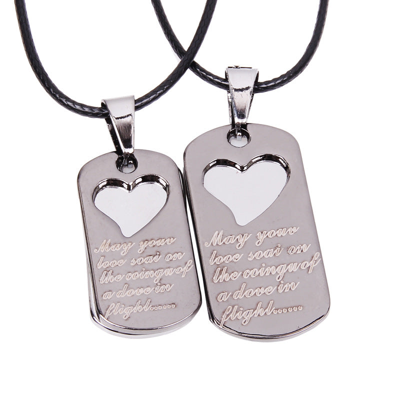 The Wheel of Fortune Hourglass Leather Couple Pendant Necklace | Spiritual Enlightenment | Unique Style