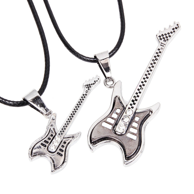 The Wheel of Fortune Hourglass Leather Couple Pendant Necklace | Spiritual Enlightenment | Unique Style