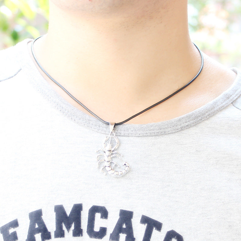 Hip-hop style creative leather rope men's and women's pendants | Trend accessories | Personality display