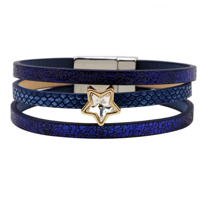 Charming Starry Diamond Bracelet | Fashion Totem | Shining Elegance Guardian