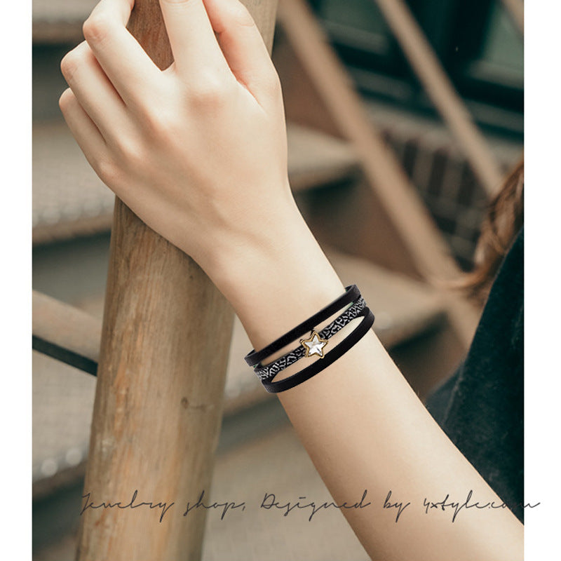 Charming Starry Diamond Bracelet | Fashion Totem | Shining Elegance Guardian