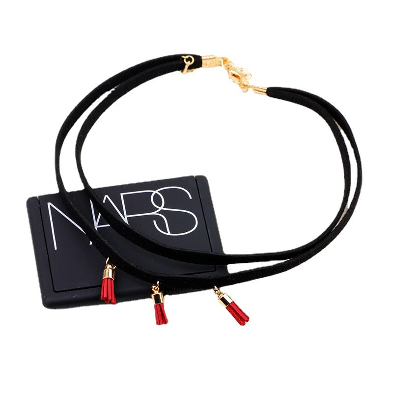 Mysterious Rune Ultra - fine Fiber Short - style Collarbone Chain | Guardian Temperament Neck Jewelry
