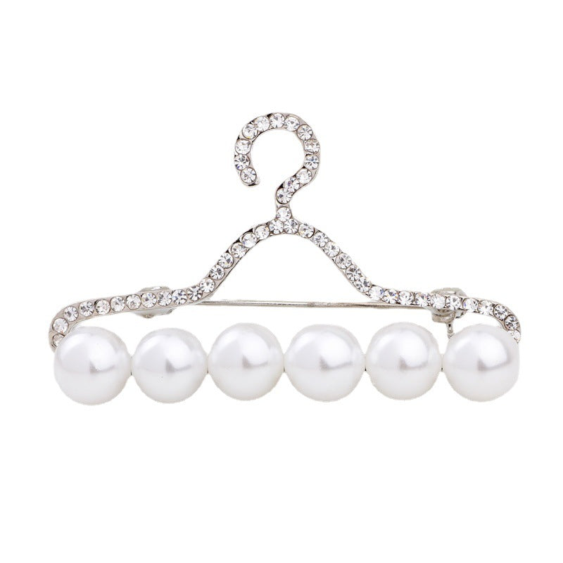 Trendy Pearl Hanger Brooch | Fashion Accessories | Glamour Enhancement | Elegant Accessories