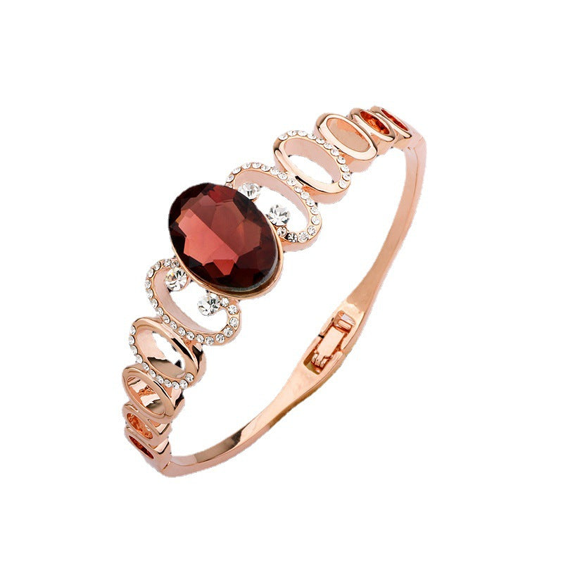 Roségoldenes Amethyst-Armband | Eleganter Energiestein | Exquisite Heilung 
